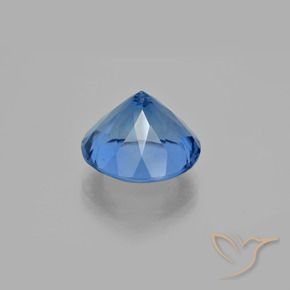 Fluorita que muda de cor Azul claro Natural 14.01ct, Redondo, VS