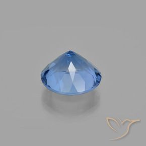 Fluorita que muda de cor Azul-marinho Natural 13.49ct, Redondo, VS