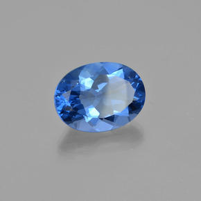 Fluorita de Mudança de Cor Violeta-Azul Natural 20,98ct, Corte Oval, VS