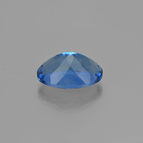 Fluorita de mudança de cor violeta a azul natural 20,92ct, corte oval, VS