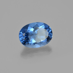 Fluorita de Mudança de Cor Violeta para azul Natural 22,19ct, Corte Oval, VS