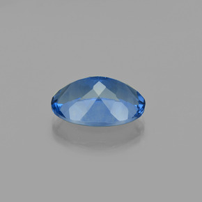 Fluorita de mudança de cor azul natural 19,78ct, corte oval, VS