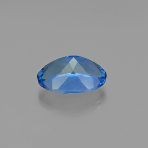 Fluorita de mudança de cor azul natural 20,59ct, corte oval, VS