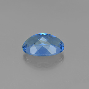 Fluorita que muda de cor Violeta-Azul Natural 20.96ct, Corte Oval, VS