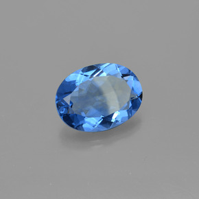 Fluorita de mudança de cor azul natural 19,07ct, corte oval, VS