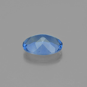 Fluorita de mudança de cor azul natural 19,07ct, corte oval, VS