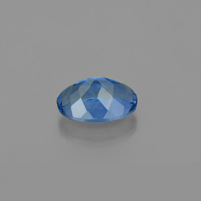 Fluorita de mudança de cor azul natural 14,68ct, corte oval, VS
