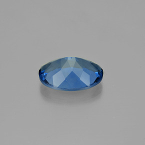 Fluorita de mudança de cor azul-marinho natural 17,94ct, corte oval, VS