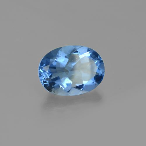 Fluorita de Mudança de Cor Azul escuro Natural 20,16ct, Corte Oval, VS