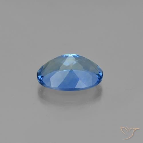 Fluorita que muda de cor Azul-marinho Natural 20.85ct, Corte Oval, VS