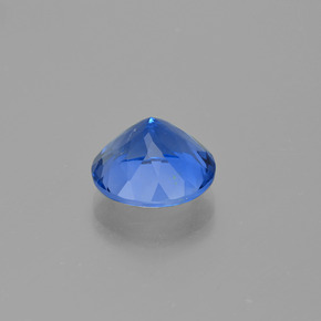 Fluorita de mudança de cor violeta a azul natural 11,07ct, corte redondo, VS