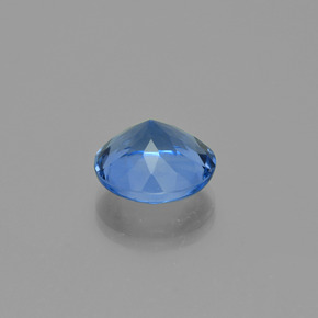 Fluorita que muda de cor Violeta-Azul Natural 10.07ct, Corte Redondo, VS