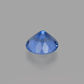 Fluorita de mudança de cor azul natural 10,98ct, corte redondo, VS