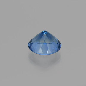 Fluorita de mudança de cor azul natural 11,21ct, corte redondo, VS