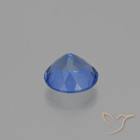 Fluorita que muda de cor Azul escuro Natural 11.33ct, Redondo, VS