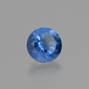 Fluorita de mudança de cor  natural 11,46ct, corte redondo, VS
