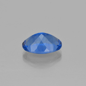 Fluorita de mudança de cor violeta-azul natural 8,44ct, corte oval, VS