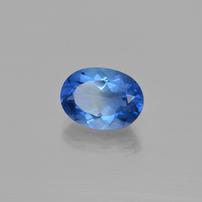 Fluorita de mudança de cor  natural 7,28ct, corte oval, VS