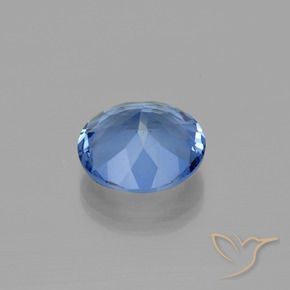 Fluorita que muda de cor Azul escuro Natural 12.34ct, Redondo, VS