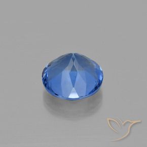 Fluorita que muda de cor Azul escuro Natural 13.93ct, Redondo, VS