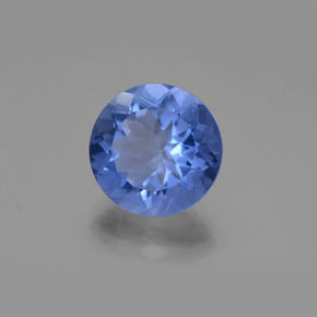 Fluorita de mudança de cor azul natural 11,80ct, corte redondo, VS