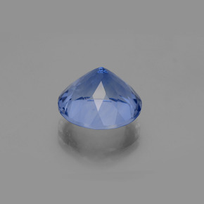 Fluorita de mudança de cor azul natural 11,80ct, corte redondo, VS