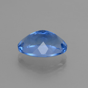 Fluorita de mudança de cor azul natural 8,64ct, corte oval, VVS-VS