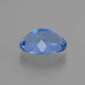 Fluorita de Mudança de Cor Violeta para azul Natural 8,65ct, Corte Oval, VS
