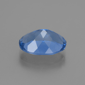 Fluorita de mudança de cor azul natural 8,29ct, corte oval, VVS