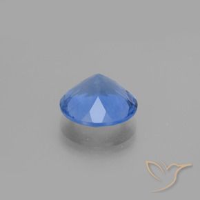 Fluorita que muda de cor Azul profundo Natural 9.83ct, Redondo, VS