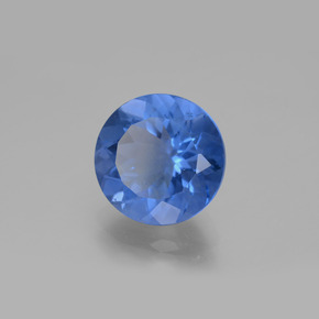 Fluorita de mudança de cor multicolorido natural 11,46ct, corte redondo, VS