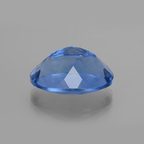 Fluorita de mudança de cor violeta-azul natural 20,76ct, corte oval, VS