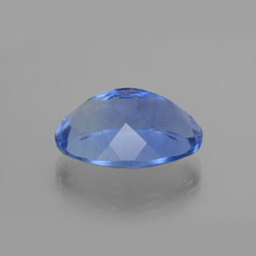 Fluorita de mudança de cor azul natural 20,55ct, corte oval, VVS-VS