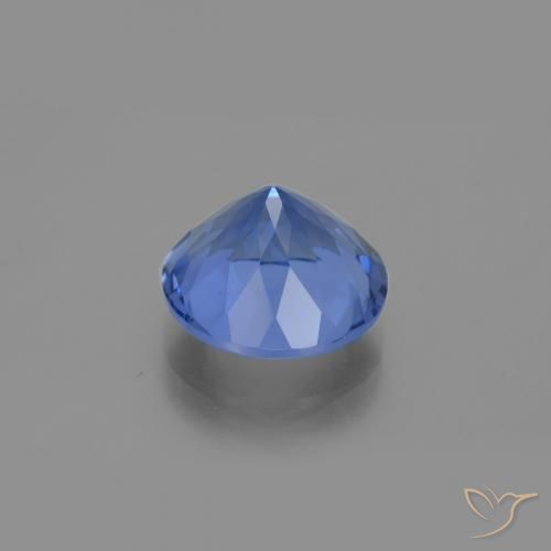 Fluorita que muda de cor Azul claro Natural 14.16ct, Redondo, VVS-VS