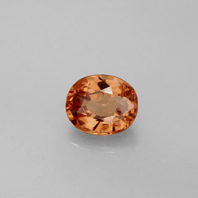 Granada de mudança de cor multicolorido natural 1,47ct, corte oval, VVS-VS