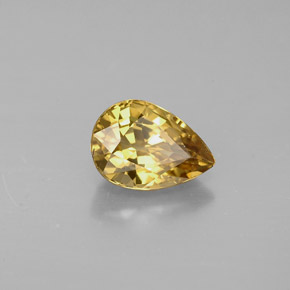 Granada de mudança de cor multicolorido natural 1,16ct, formato de pêra, VVS-VS