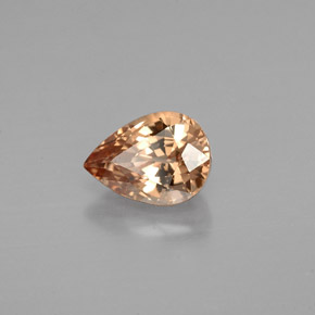 Granada de mudança de cor multicolorido natural 1,12ct, formato de pêra, VVS