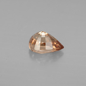 Granada de mudança de cor multicolorido natural 1,12ct, formato de pêra, VVS