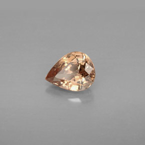 Granada de mudança de cor multicolorido natural 1,21ct, formato de pêra, VVS