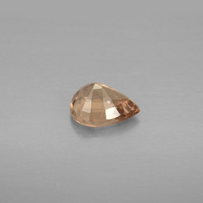 Granada de mudança de cor multicolorido natural 1,21ct, formato de pêra, VVS