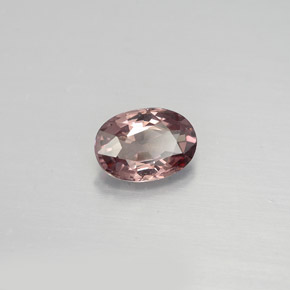 Granada de mudança de cor multicolorido natural 0,76ct, corte oval, VVS