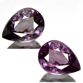 Granada de mudança de cor  natural 0,72ct, formato de pêra, VS