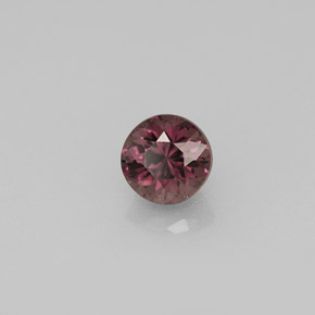 Granada de mudança de cor multicolorido natural 0,66ct, corte redondo, VS