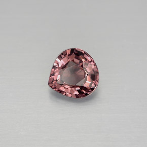 Granada que muda de cor Rosa rosado a rosa vermelho Natural 0.75ct, Formato de pêra, VS-SI