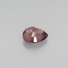 Granada que muda de cor Rosa rosado a rosa vermelho Natural 0.75ct, Formato de pêra, VS-SI