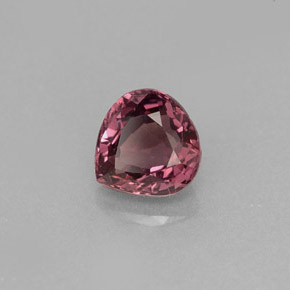 Granada de mudança de cor multicolorido natural 0,92ct, formato de pêra, VS