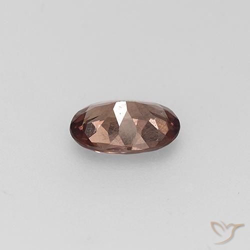 Granada que muda de cor Hickory Brown Natural 0.74ct, oval, VS