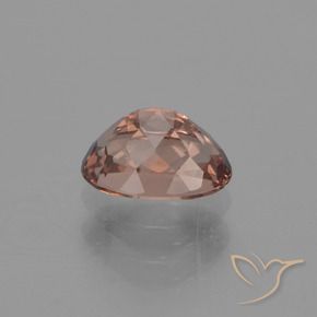 Granada que muda de cor Pecan Brown Natural 0.73ct, oval, VVS-VS