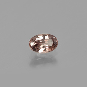 Granada que muda de cor Castanho Dourado a Rosa Natural 0.69ct, Corte Oval, VS