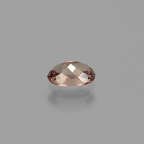 Granada que muda de cor Castanho Dourado a Rosa Natural 0.69ct, Corte Oval, VS